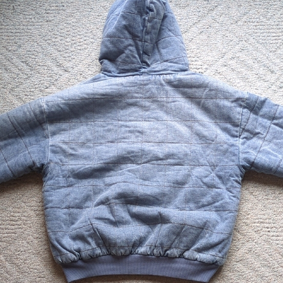 Aerie Sherpa Lined Denim Quilted Jacket - Picture 5 of 5